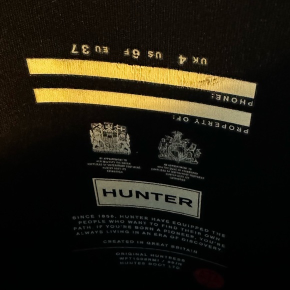 HUNTER Rain boots/wellies - Picture 3 of 7